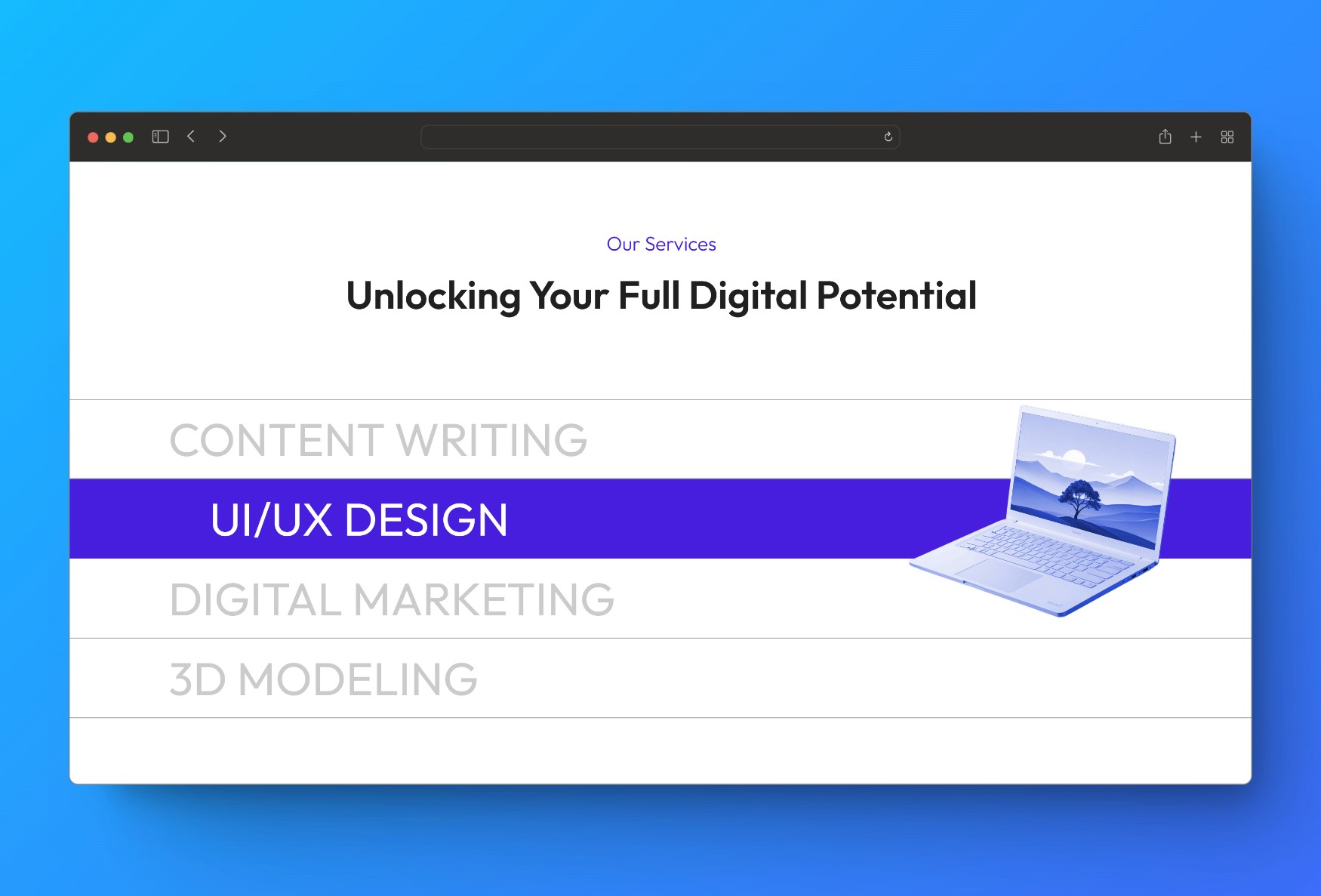 Screenshot 3 for NovaSolutions, a Framer Marketplace template by Shubham Biswas.