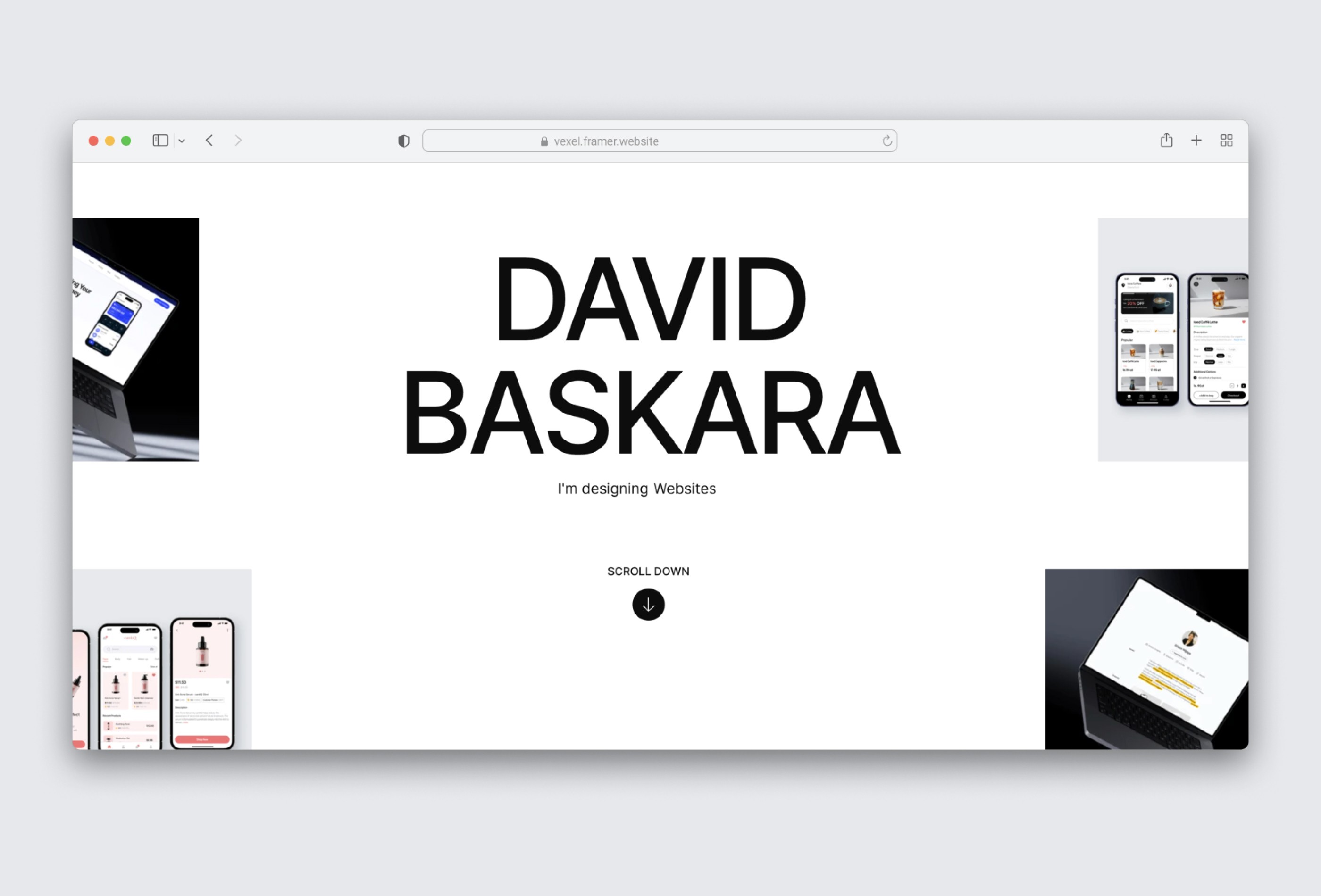 Screenshot 2 for Vexel, a Framer Marketplace template by Bie Lab.