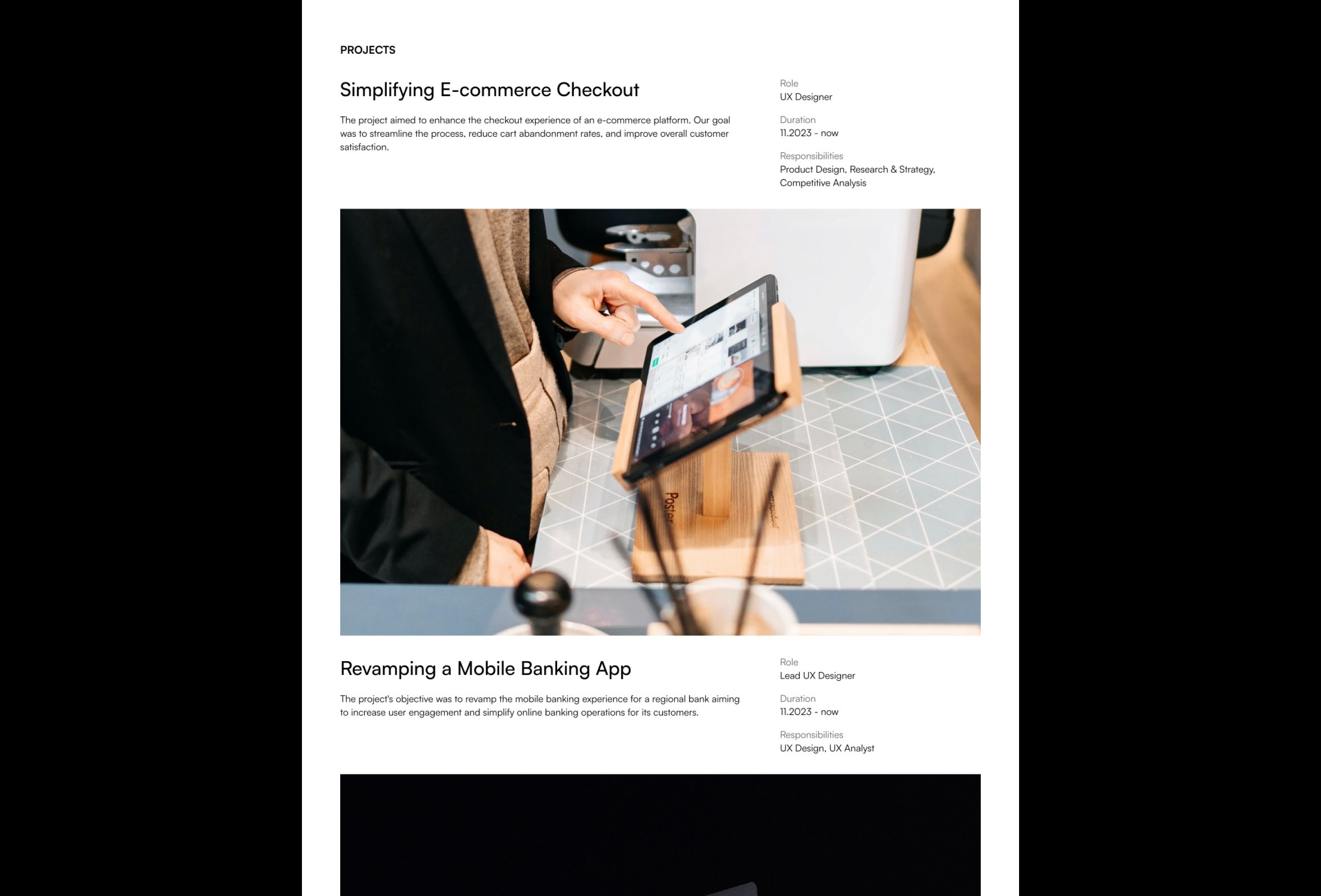 Screenshot 3 for Paperfolio, a Framer Marketplace template by Fusioo Design.