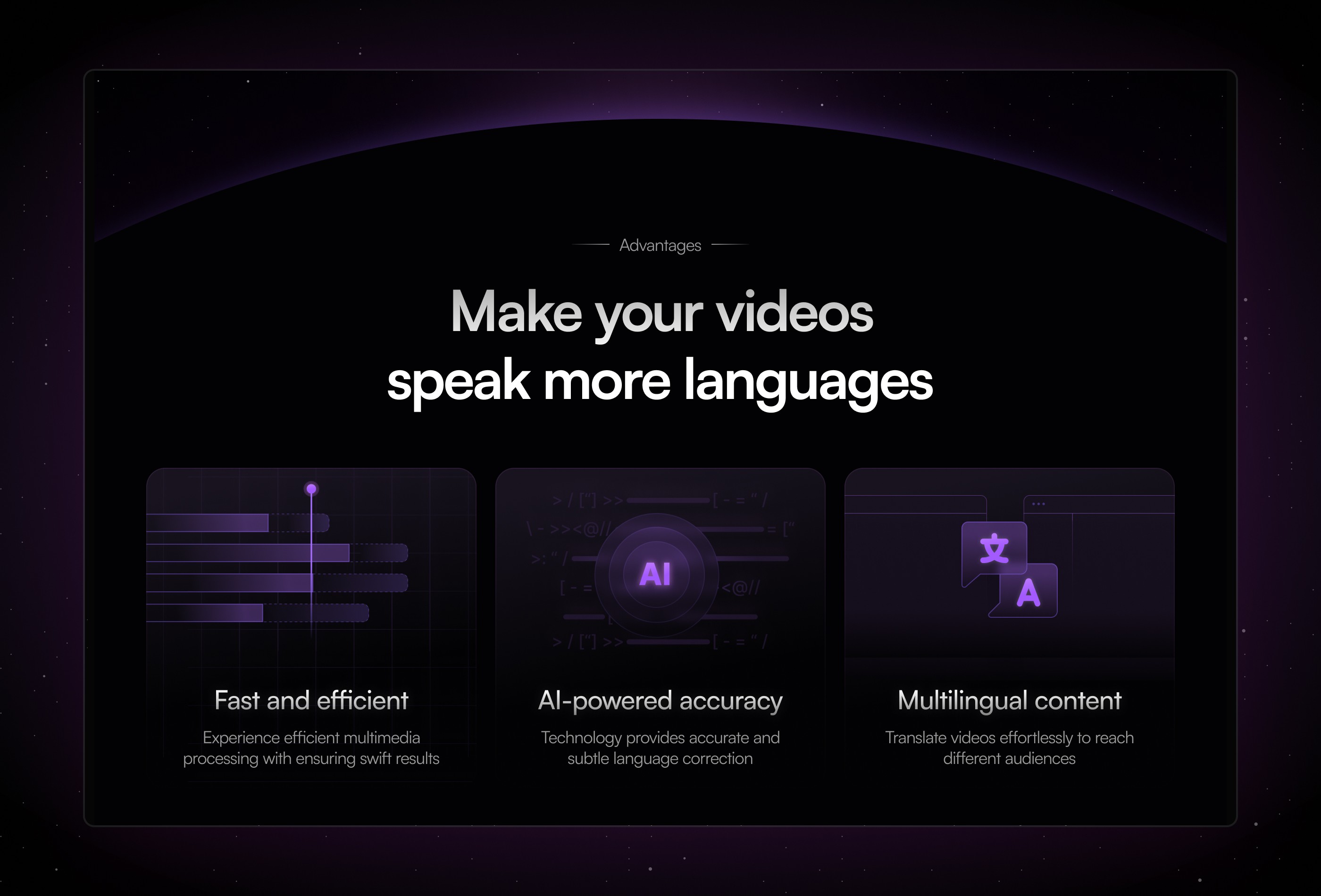 Screenshot 3 for DubberAI, a Framer Marketplace template by Adam Unroot.design.