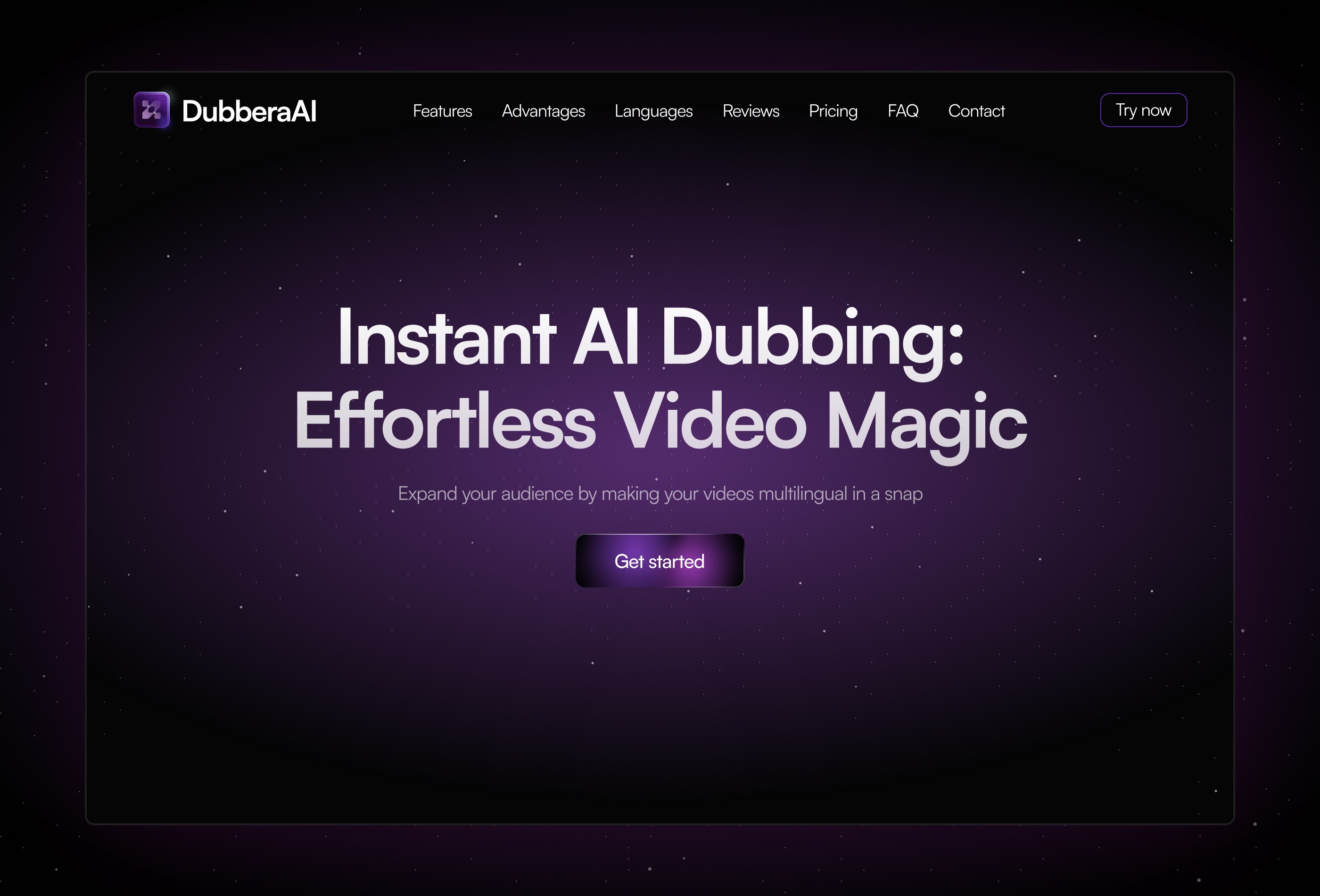 Screenshot 2 for DubberAI, a Framer Marketplace template by Adam Unroot.design.