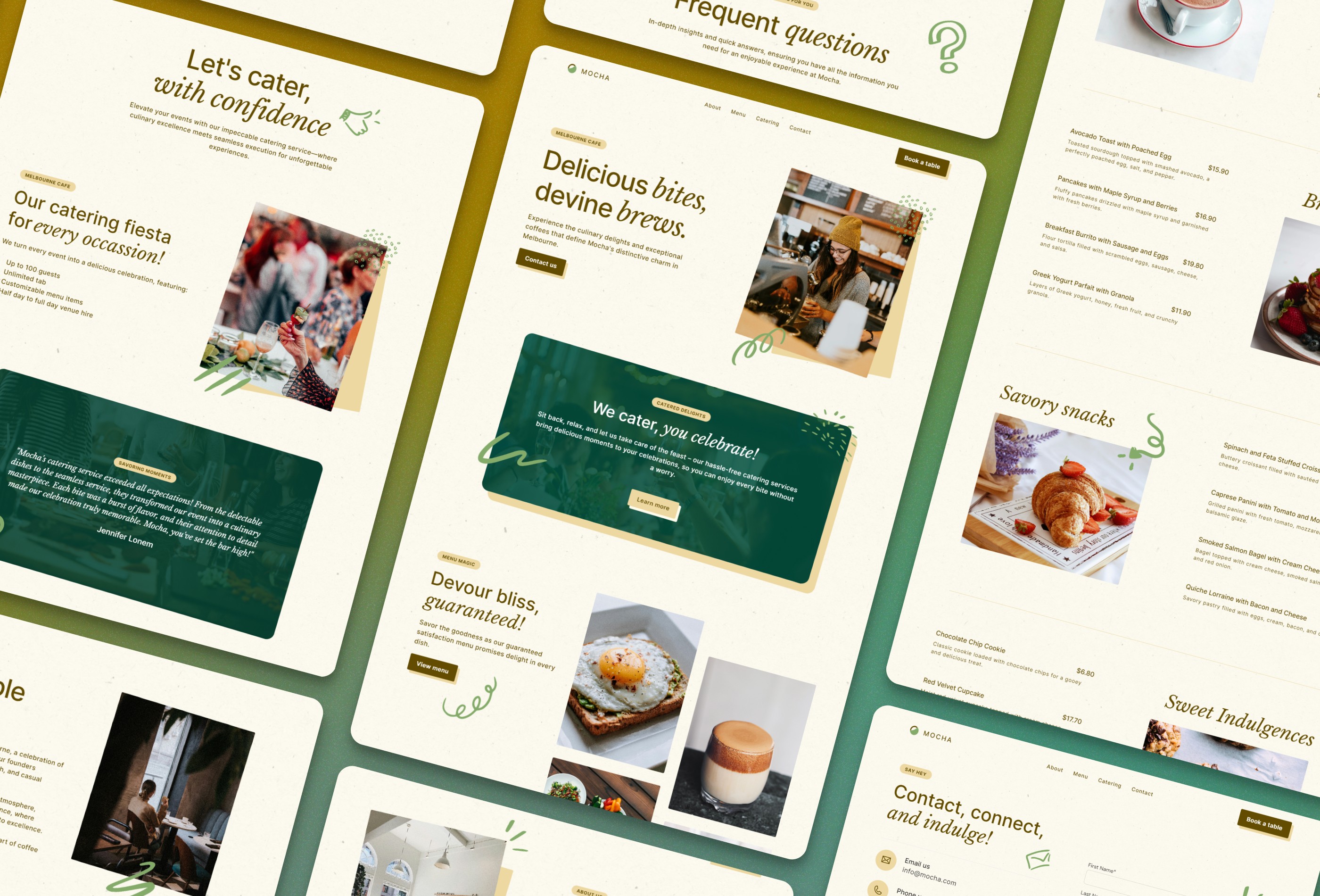 Screenshot 3 for Mocha, a Framer Marketplace template by Vilu Digital.