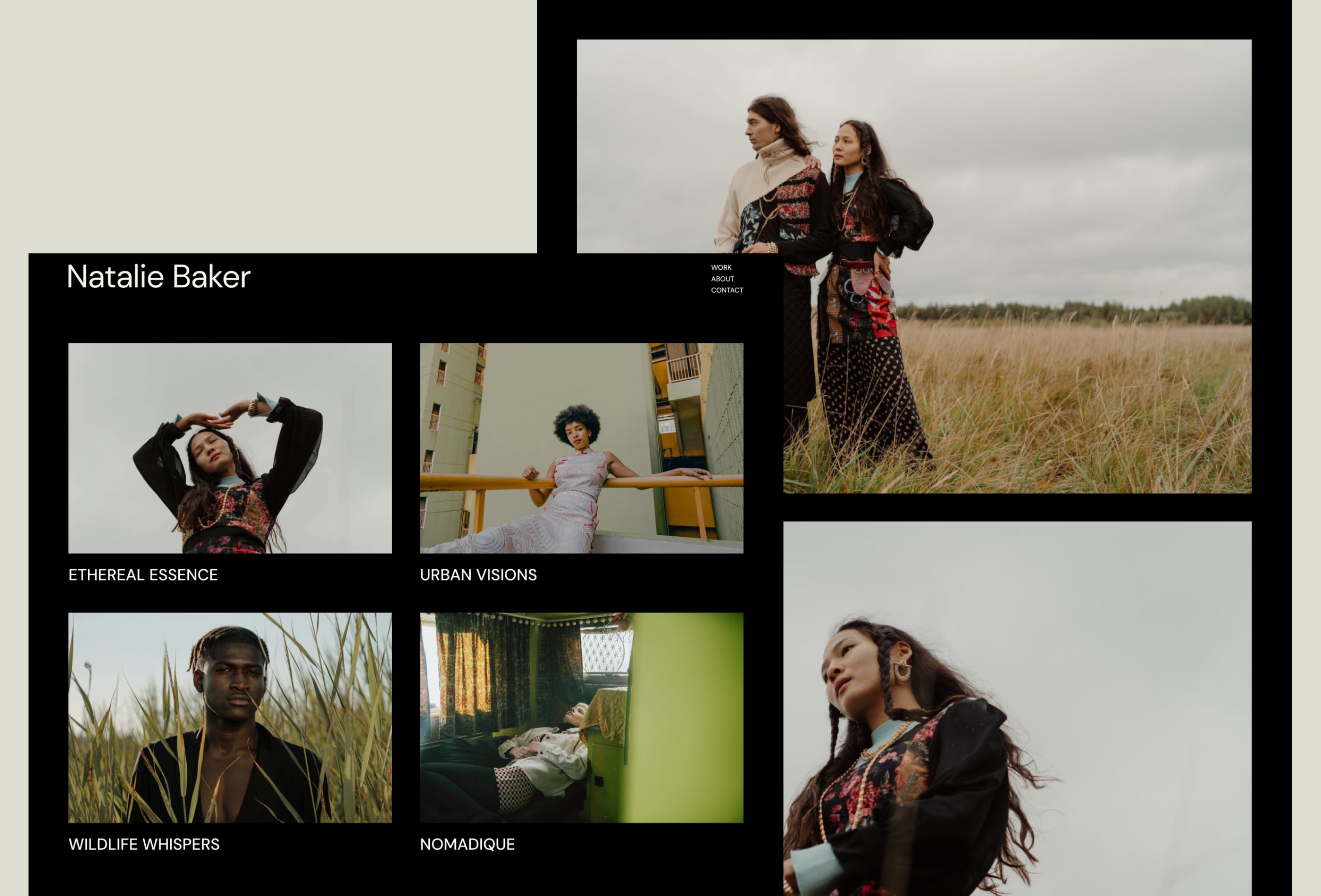 Screenshot 4 for Natalie, a Framer Marketplace template by Studio Kismo.
