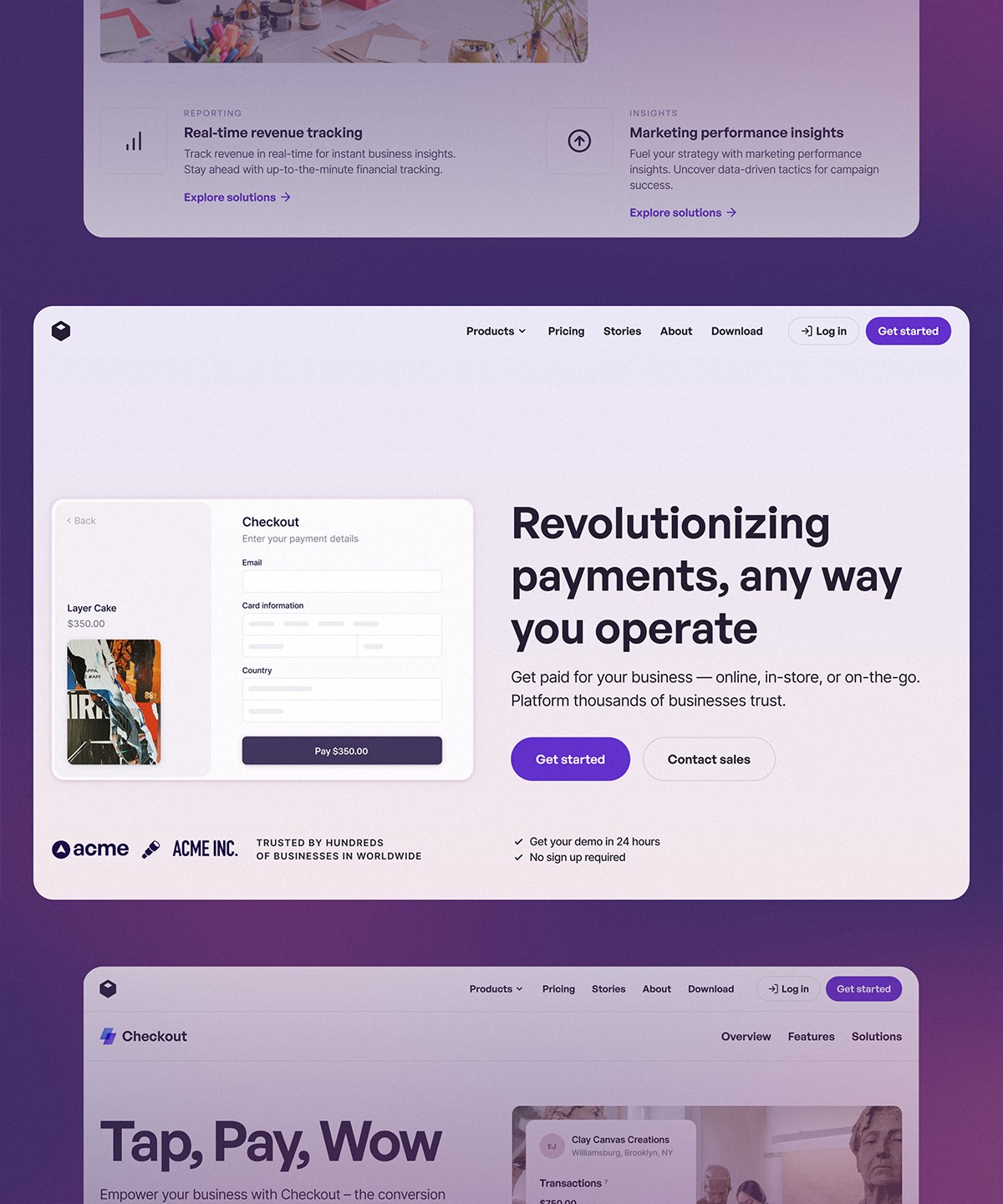 Screenshot 1 for Exxus, a Framer Marketplace template by Enes Ates.