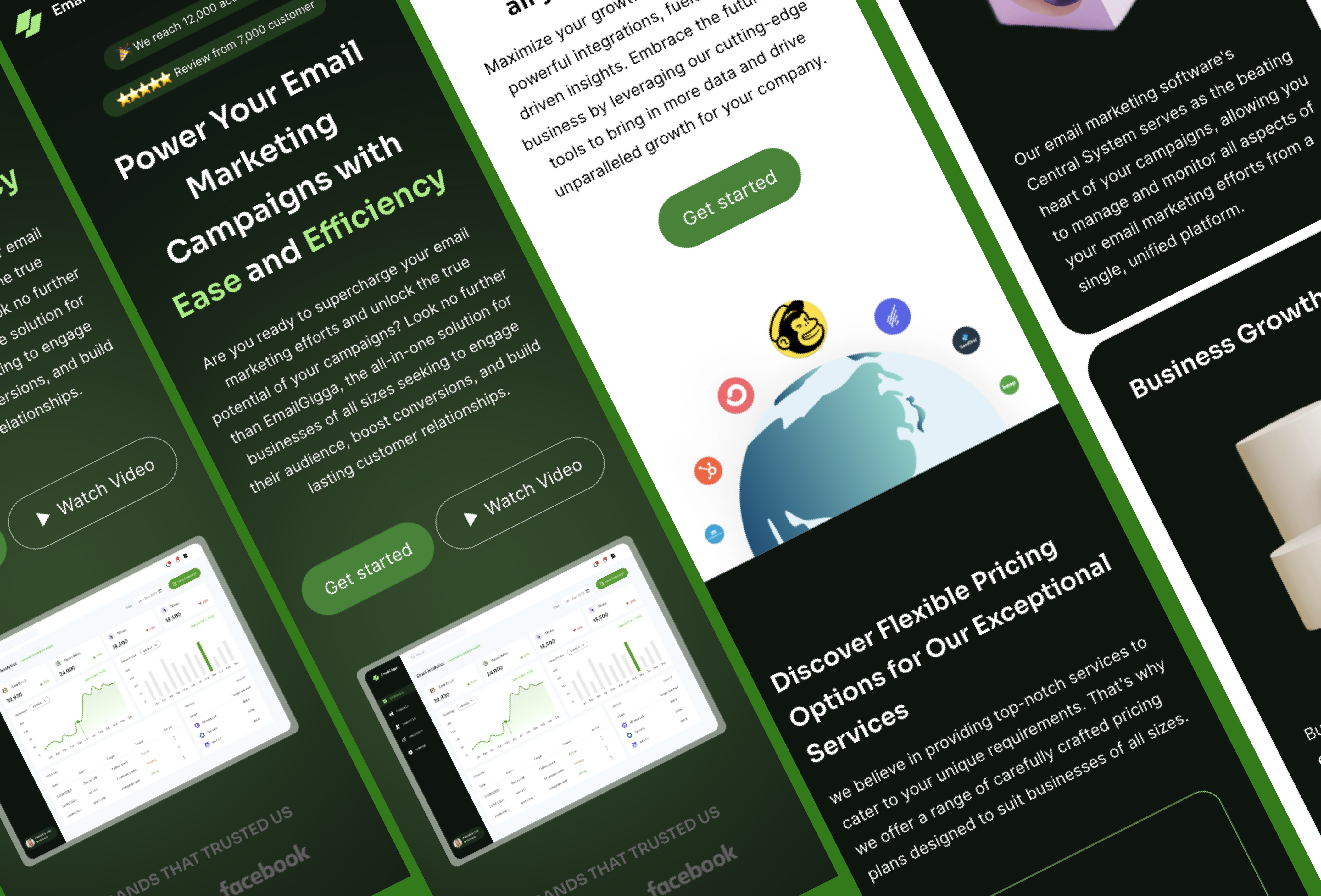 Screenshot 3 for Email Gigga, a Framer Marketplace template by Olabode Felix.