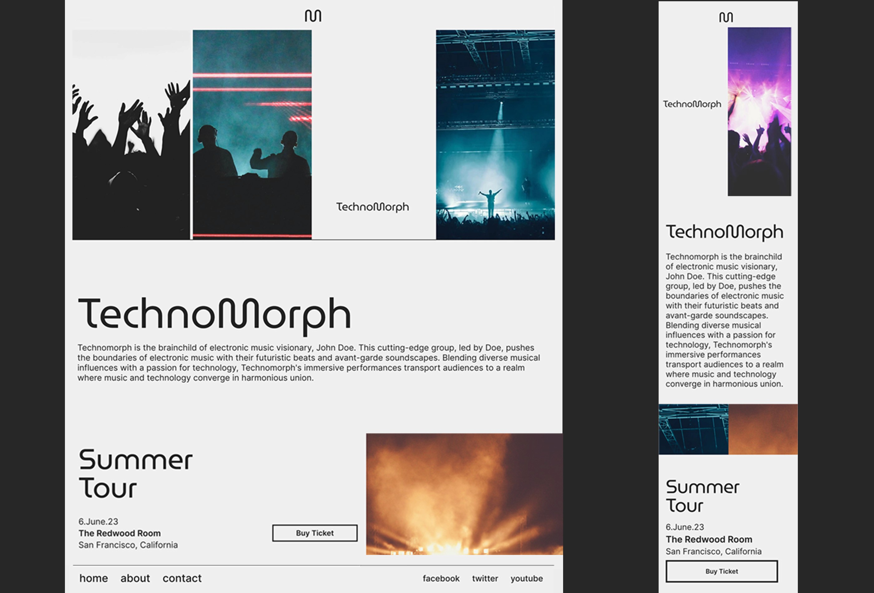 Thumbnail 2 for Technomorph, a Framer Marketplace template by Gizem Onan.