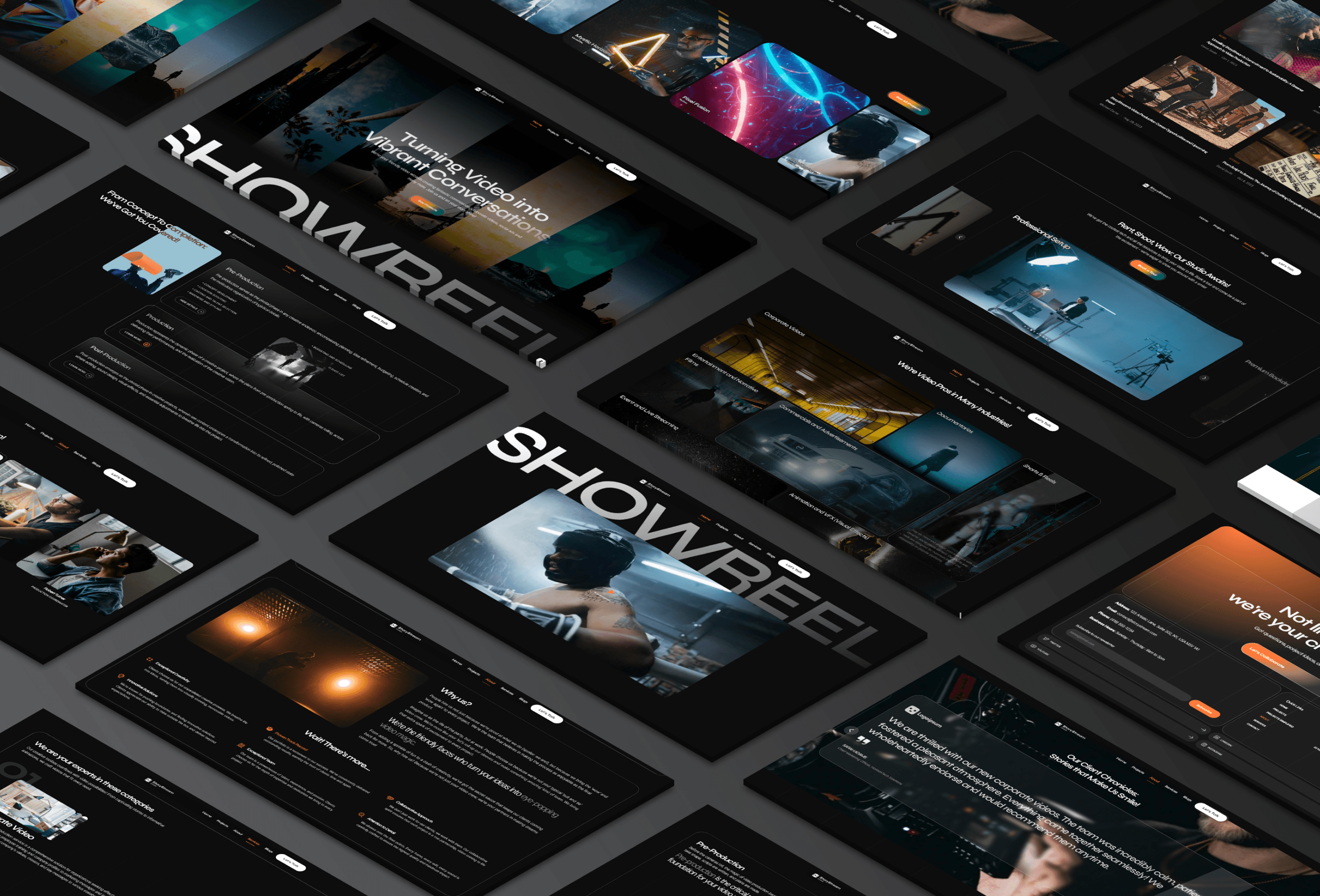 Screenshot 2 for VideoHut, a Framer Marketplace template by Real Mehedi.