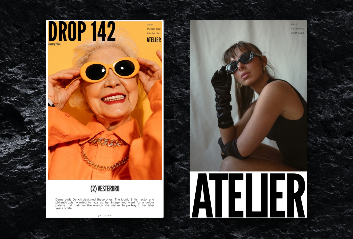 Screenshot 3 for Atelier, a Framer Marketplace template by luca.