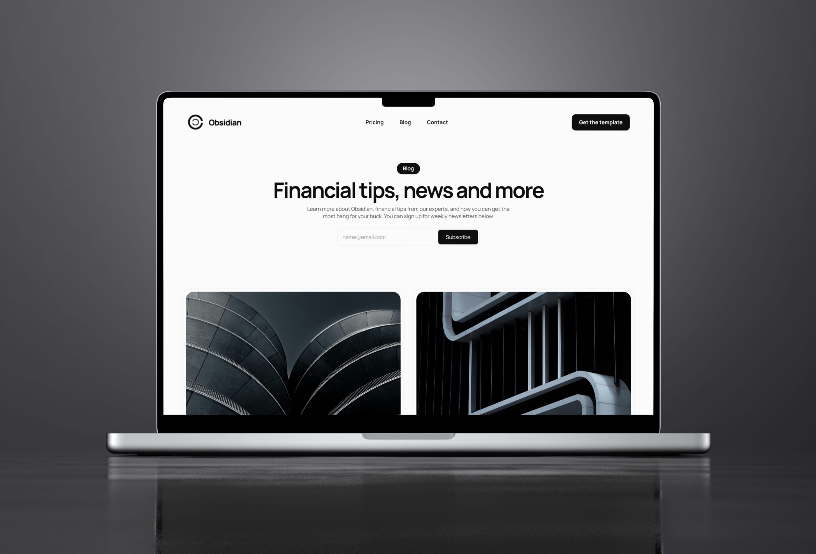Screenshot 3 for Arcane, a Framer Marketplace template by Trym Foss.