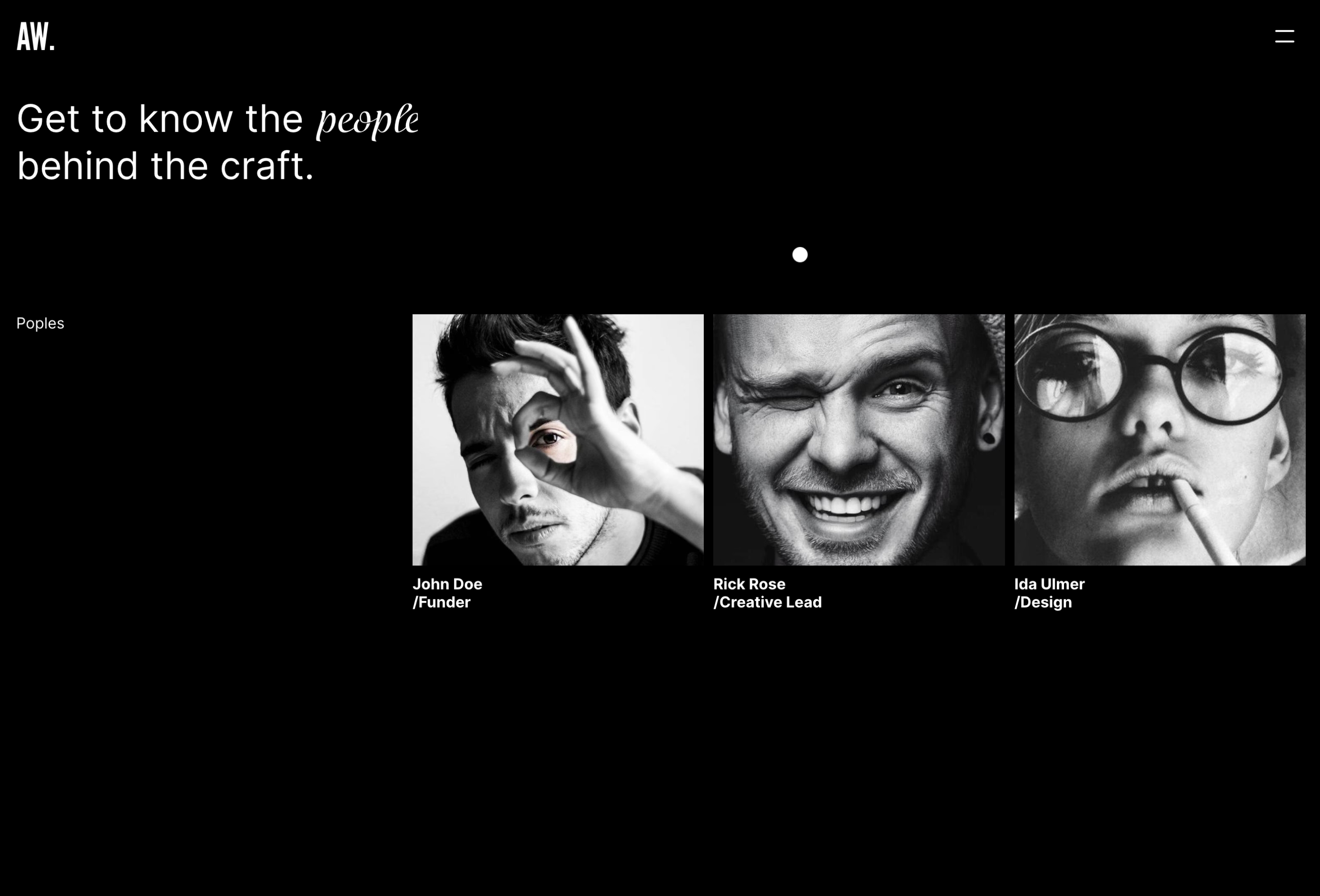 Screenshot 2 for Awaken, a Framer Marketplace template by Kodik.