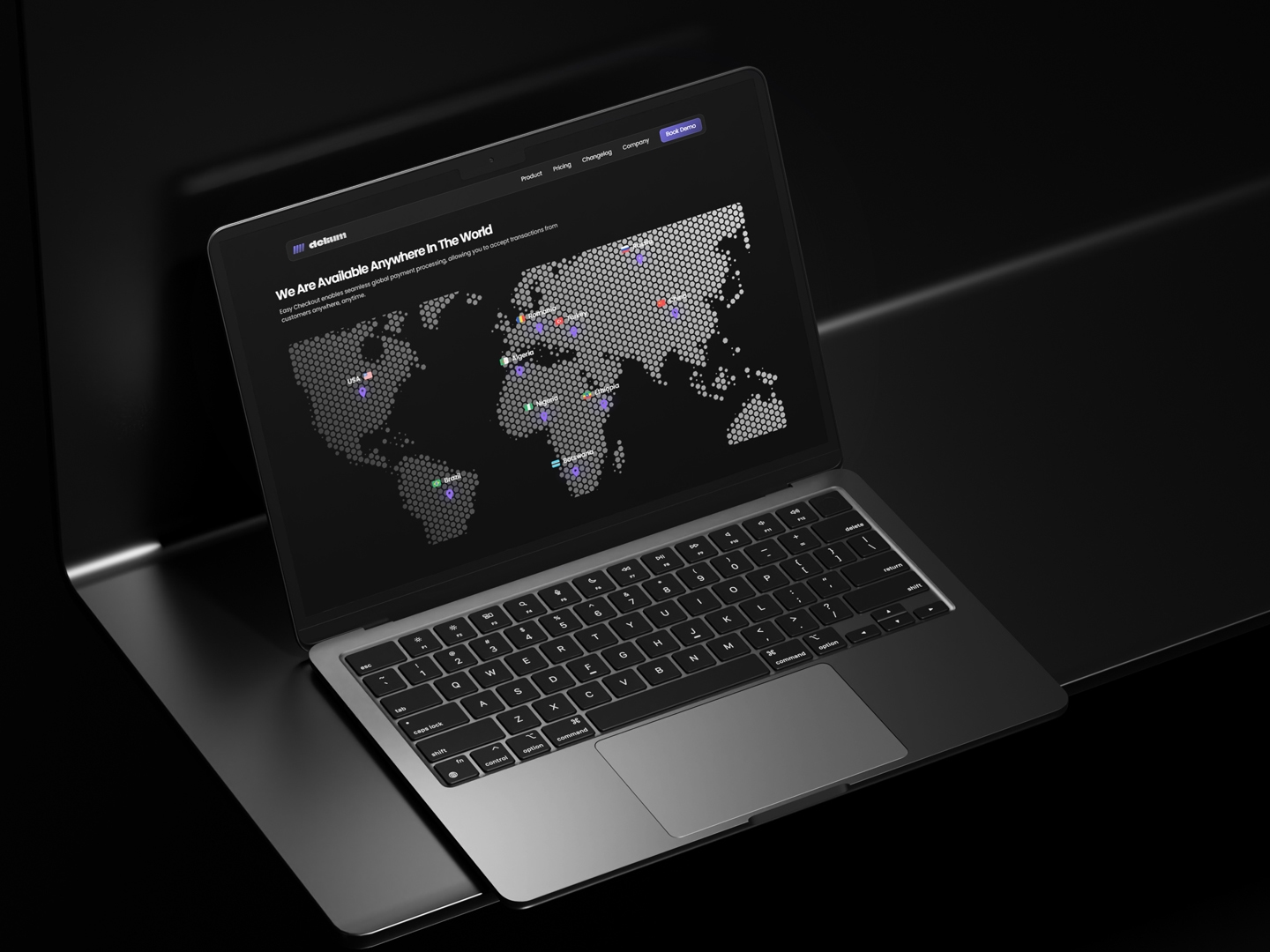 Screenshot 4 for Delium , a Framer Marketplace template by Delani.pro.