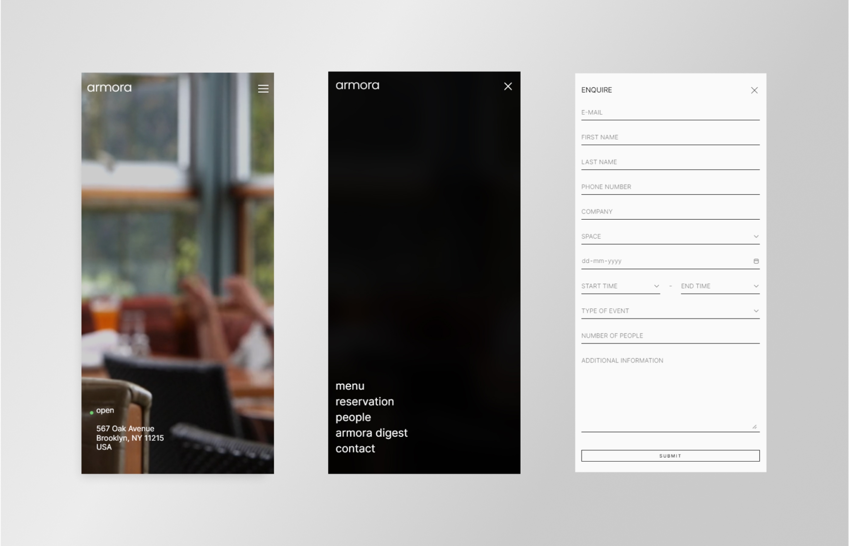 Screenshot 4 for Armora, a Framer Marketplace template by Artside.