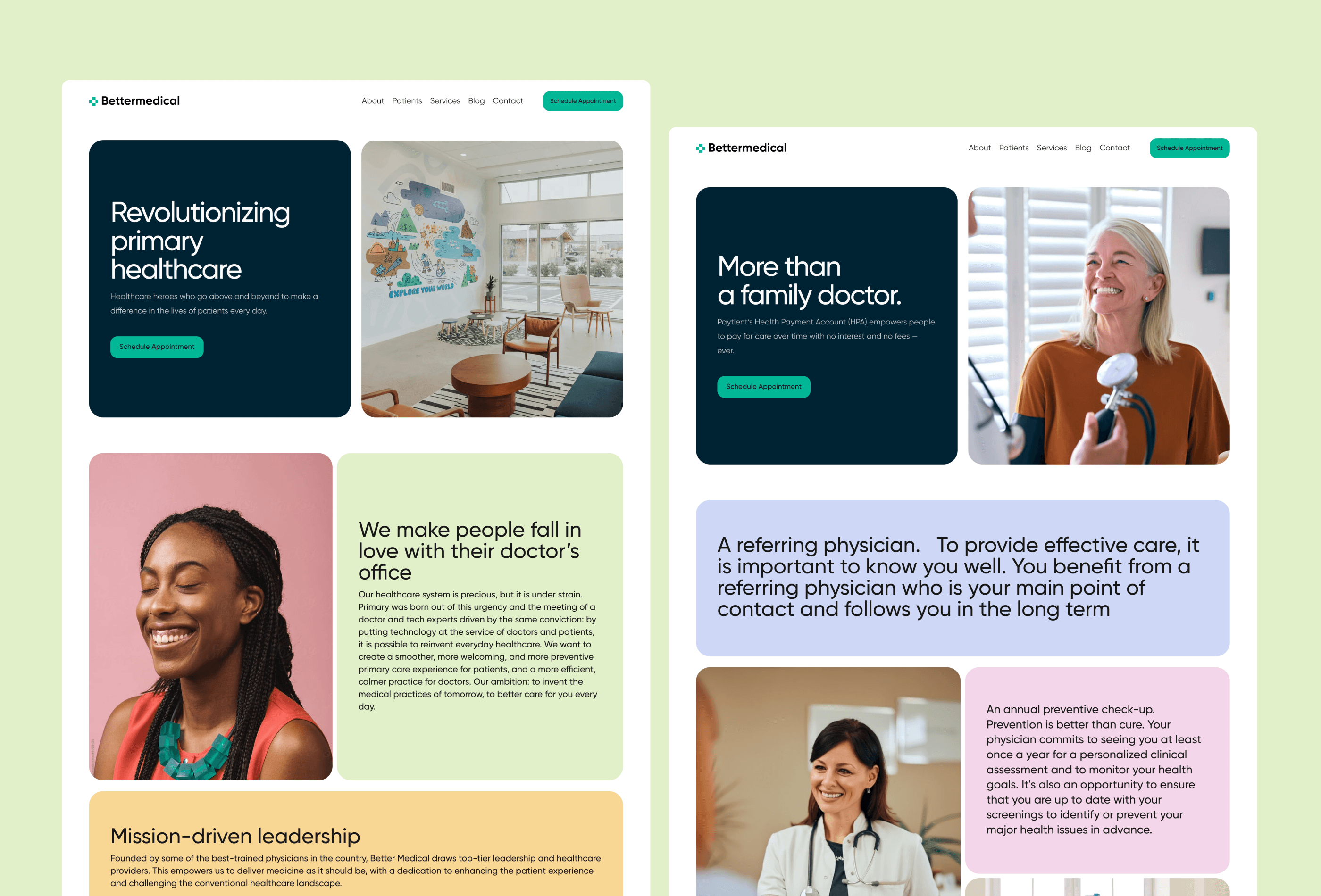Screenshot 3 for BetterMedica, a Framer Marketplace template by Emmanuel Nwankwo.